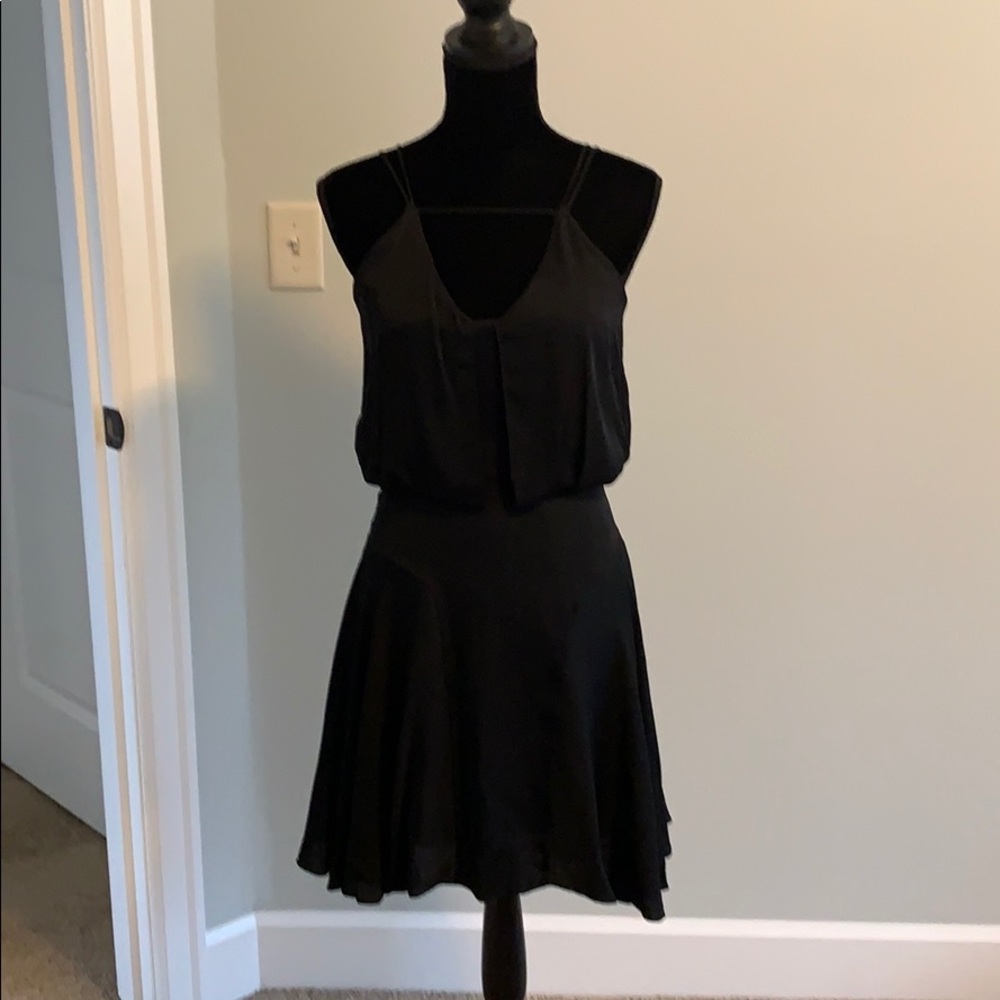 Milly Spaghetti Strap Sinched Waist Dress